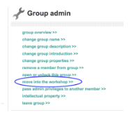 Group admin list